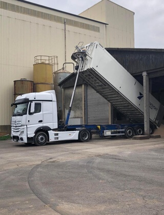 Vykládka tovaru na ďalšie spracovanie